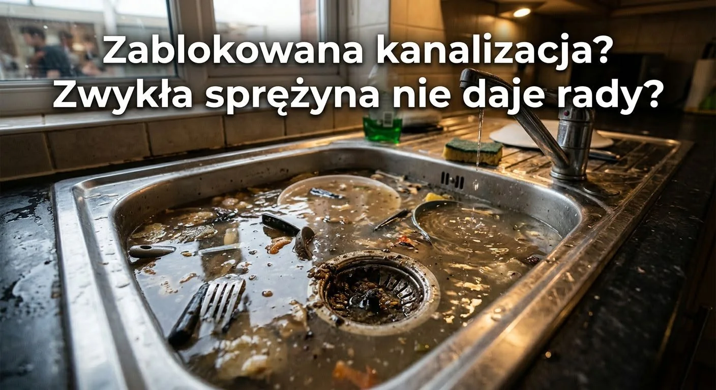Furgonetka pogotowia wod-kan ABA-KAN z numerem telefonu